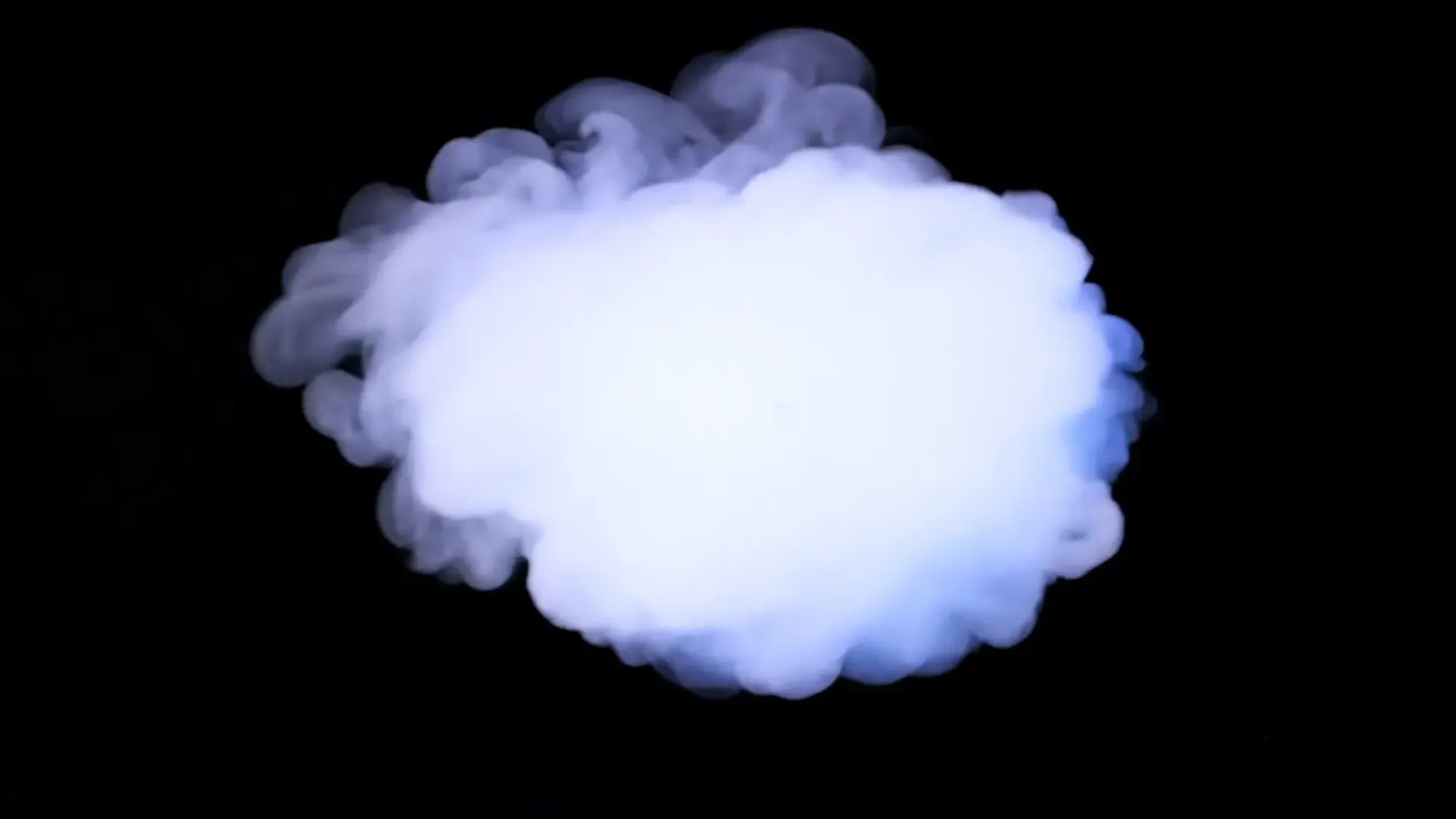 Abstract Smoke Particle Overlay for Logo Animation